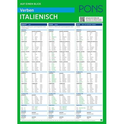 PONS Verben auf einen Blick Italienisch, Taschenbuch von , PONS Langenscheidt GmbH, 978-3-12-562671-3