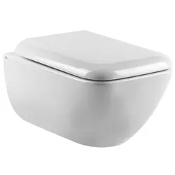 Gessi Goccia, WC Set, spülrandlos, mit Sitz, 39113531, Farbe: Keramik matt weiss
