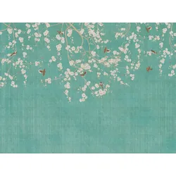 VLIESTAPETE Blau 371/280 cm