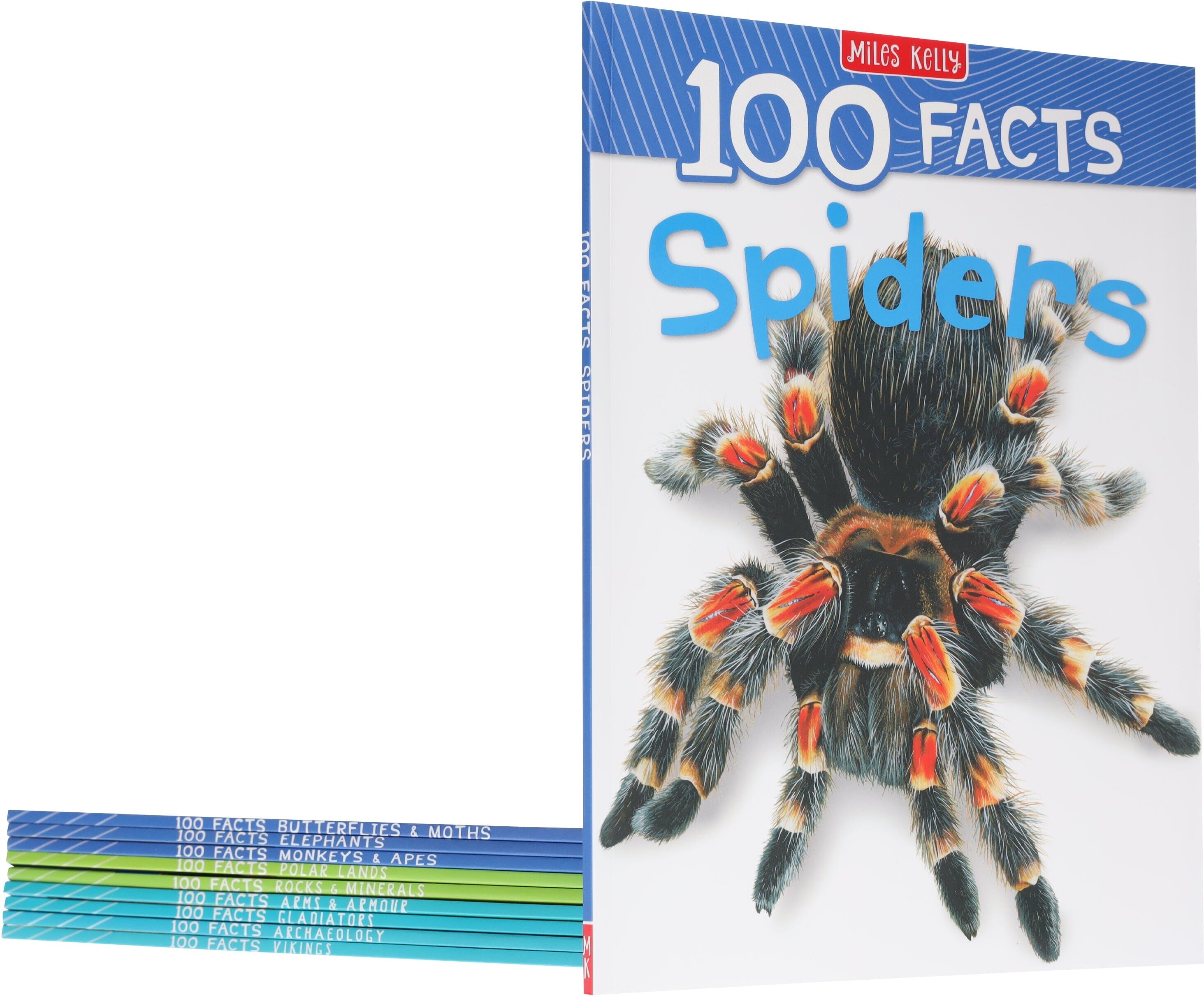 100 Facts Series by Steve Parker & Others 10 Books Collection Set - Ages 7+ - Paperback Miles Kelly Publishing Ltd