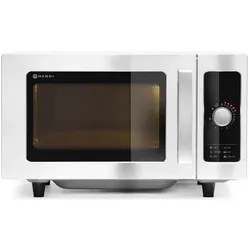 Hendi Mikrowelle 1000 W, Mikrowelle, Silber