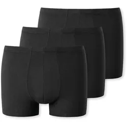 UNCOVER by SCHIESSER Herren Boxershorts, 3er Pack - UNCOVER Cotton, Shorts, Single Jersey Schwarz / L