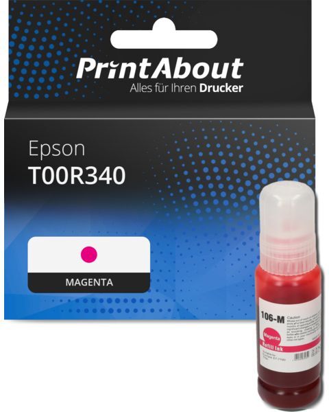 PrintAbout Druckerpatrone kompatibel mit Epson T00R340 - Magenta