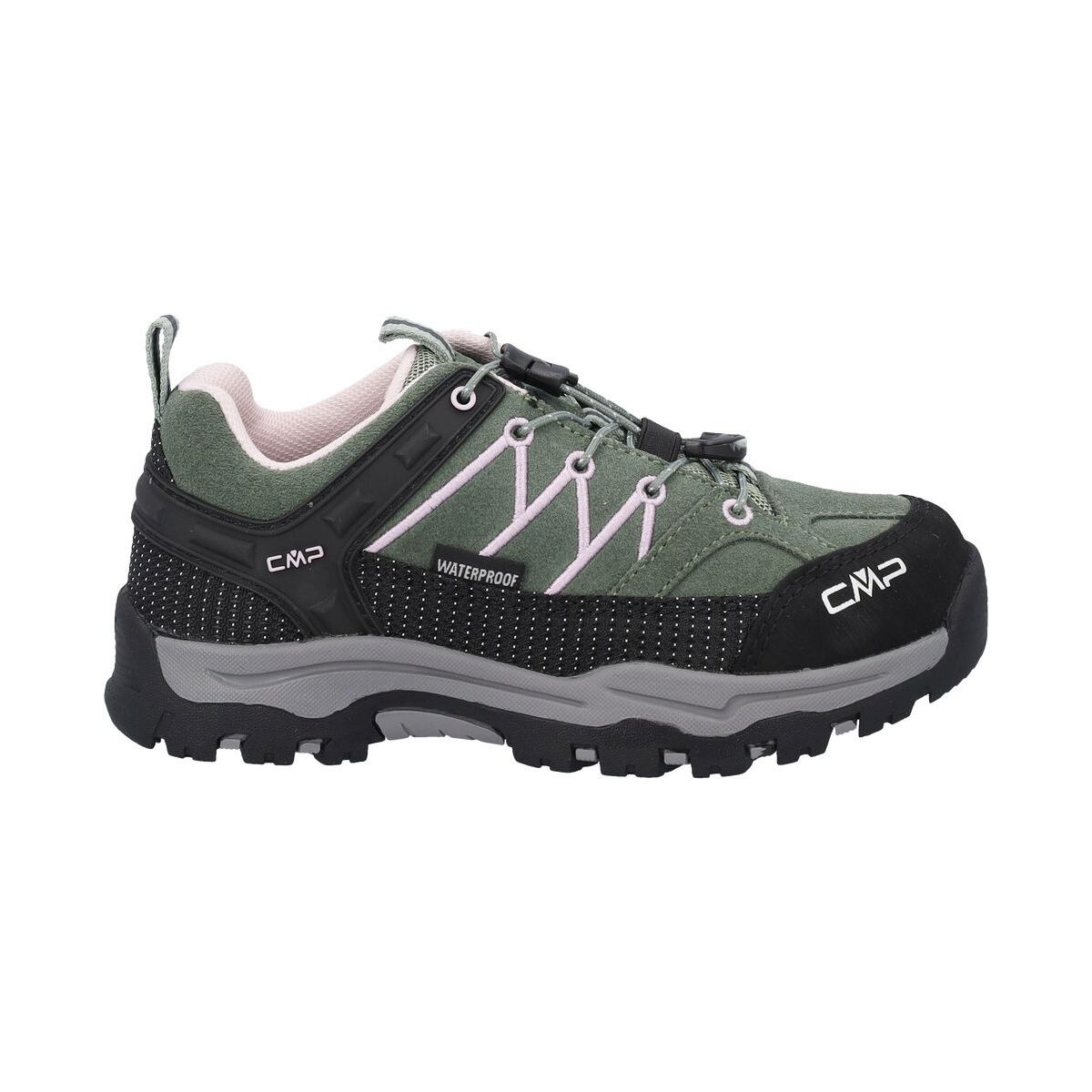 CMP Kids Rigel Low WP Trekking Shoes green tea-soft pink (29EZ) 37 3Q13244-29EZ-37