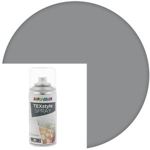 Dupli-Color Stoffmalfarben TEXstyle Spray, Sprühfarbe, silber, für helle & dunkle Textilien, bis 30°C, 150ml