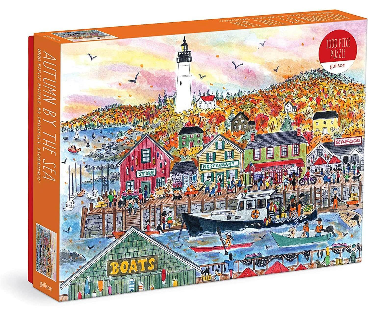 Michael Storrings Herfst aan zee puzzel met 1000 stukjes