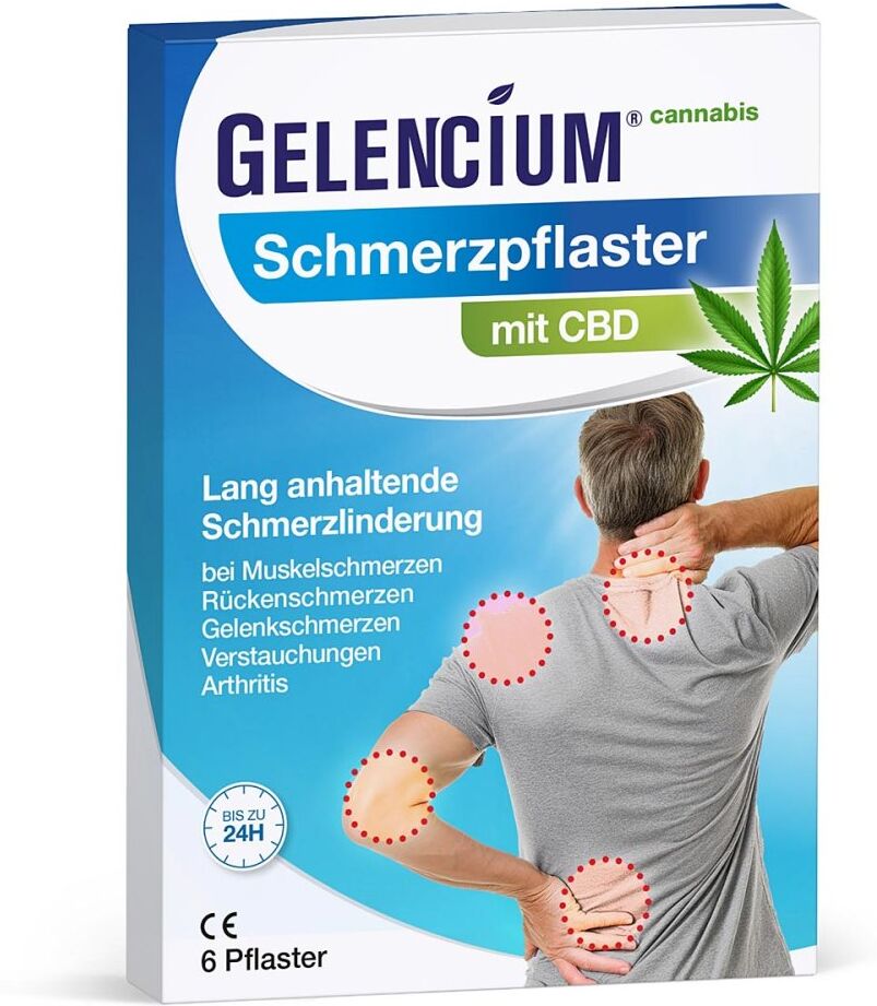 Gelencium Schmerzpflaster mit CBD 6stk