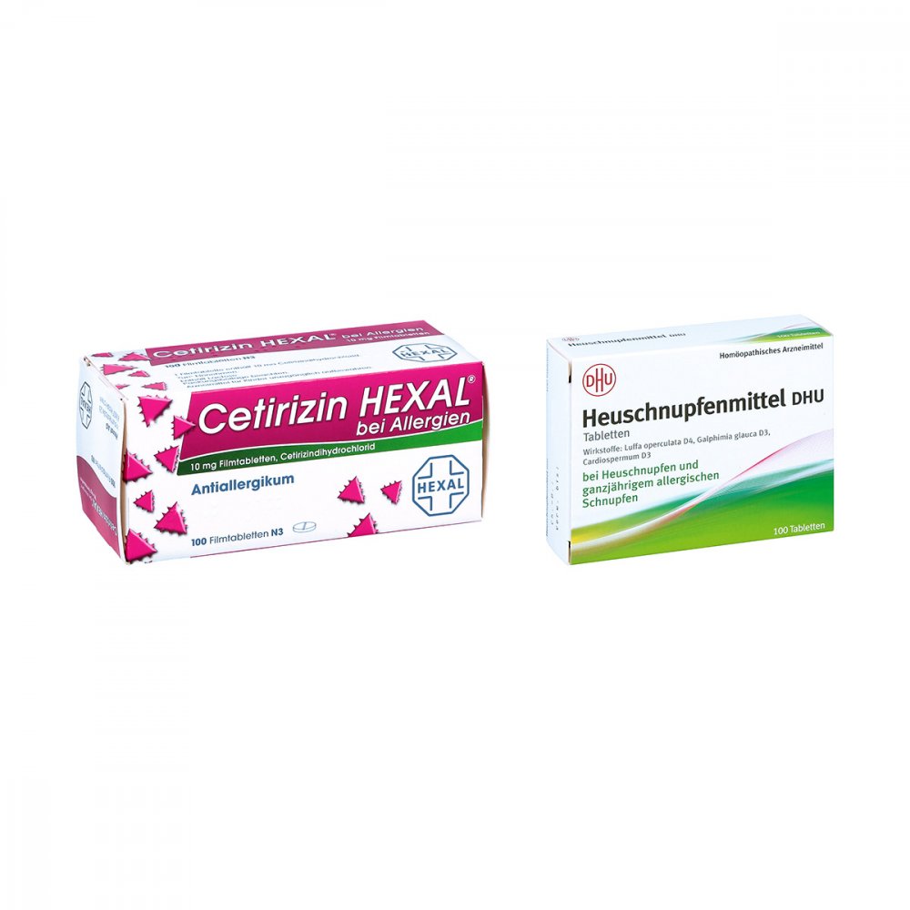 Heuschnupfenmittel DHU Tabletten - Cetirizin HEXAL 08100097