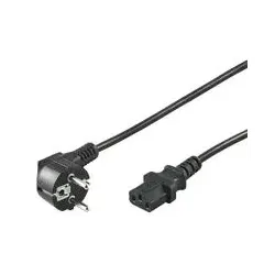 Goobay 95142 Stromkabel Schwarz 3 m
