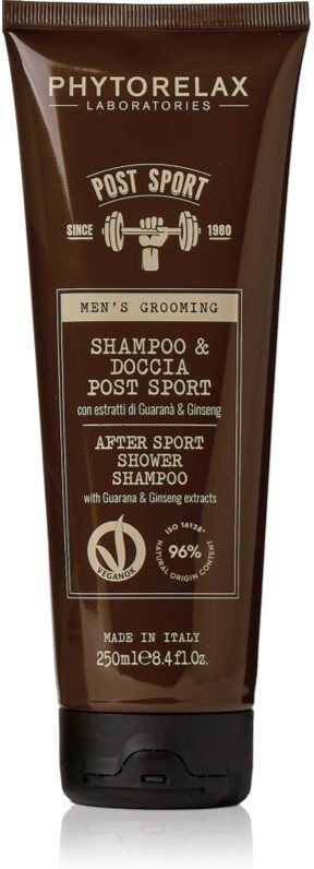Phytorelax Laboratories Men's Grooming After Sport shampoing et gel douche pour homme 250 ml