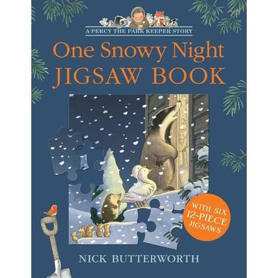 One Snowy Night Jigsaw Book, Gebundene Ausgabe von Nick Butterworth, HarperCollins, 978-0-00-867982-8