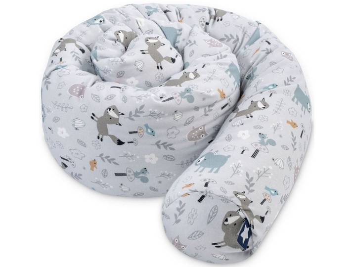 Nestchenschlange JULIUS ZÖLLNER Jersey, Smart Friends , bunt (smart friends), Obermaterial: 100% Baumwolle. Füllung: 100% Polyester, Bettnestchen, Nestchenschlange, Made in Germany