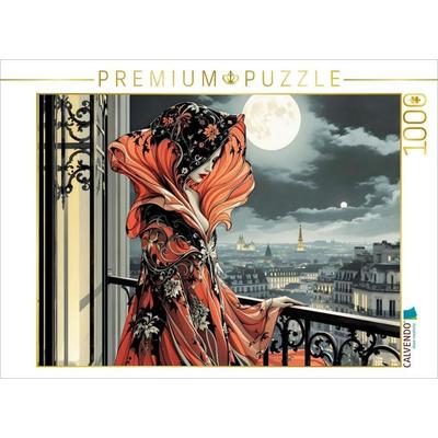 CALVENDO Puzzle Flüstern über den Dächern | 1000 Teile Lege-Größe 64x48cm Foto-Puzzle für glückliche Stunden