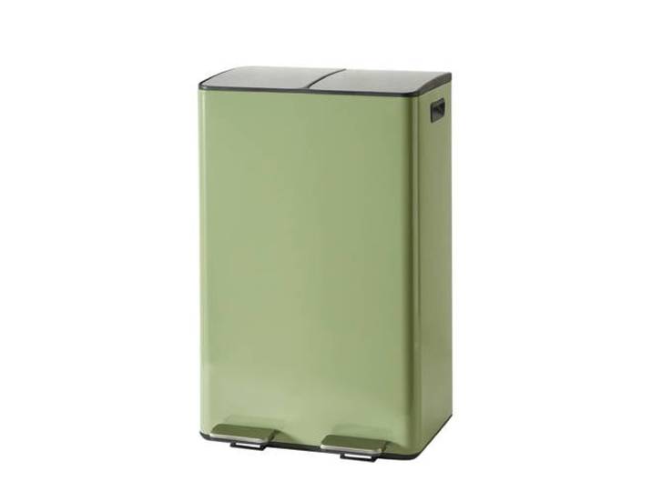 NOUS Living prullenbak - afvalscheiding - (30L + 30L + 3L) - groen