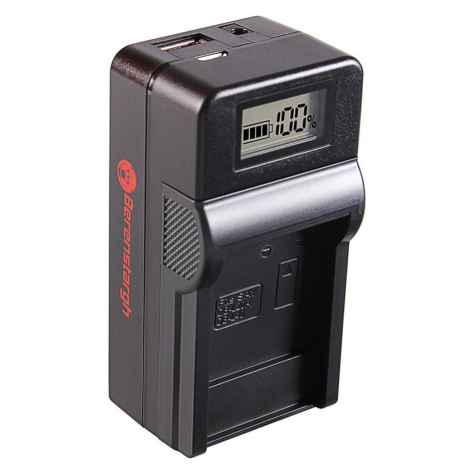 Berenstargh Synchron USB Ladegerät f. Sanyo DB-L40A L20A Xacti DMXC1 DMX-C1 DMXCA65 DMX-CA65 DSCC4 (Kamera Akku Ladegerät) (61064486)