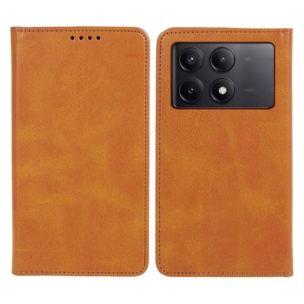 Cover-Discount Xiaomi Poco X6 Pro - Stand Flip Case Hülle khaki (Xiaomi Poco X6 Pro) (660178223C)