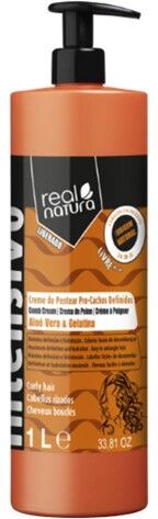 Real Natura Creme de Pentear Pro-Cachos Definidos 1000ml