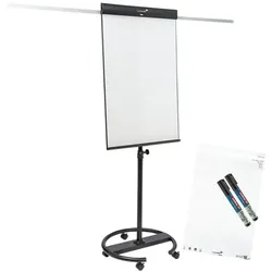 Legamaster Flipchart »Sketch Pro« Rundfuß 105 x 68 cm + GRATIS Papierblock + 2 edding Flipc grau