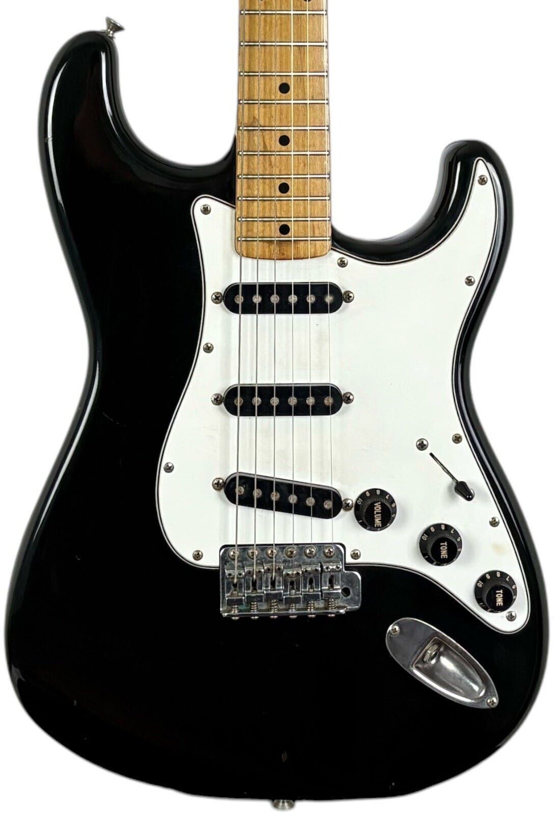Squier by Fender Japan Stratocaster 1984   svart