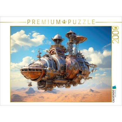CALVENDO Puzzle Luftschiff-Fantasie | 2000 Teile Lege-Größe 90x67cm Foto-Puzzle für glückliche Stunden