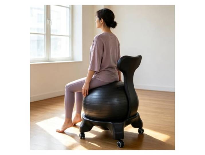 SRNSAEB Yoga Balance Ball Stuhl Gymnastikball-Stuhl Für Schwangerschaft Und Geburt, Yoga-Ball