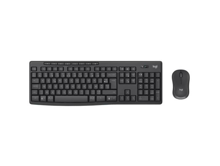 Logitech Ensemble clavier-souris sans fil MK370 - Bluetooth et récepteur USB Logi Bolt - Noir