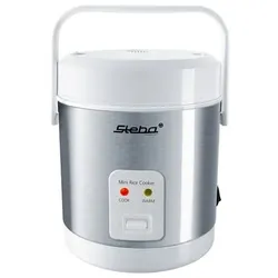 STEBA Mini-Reiskocher 0,9l Ein-Knopf-Bedienung inkl. Reislöffel & Messbecher