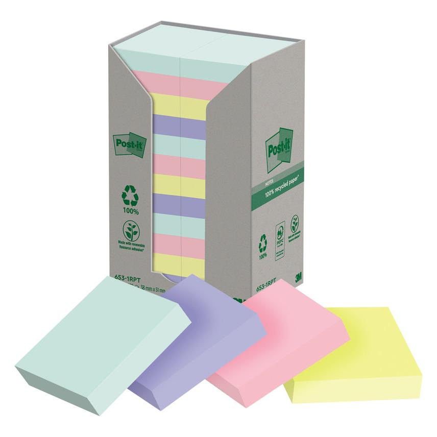 Post-it Recycling Notes (38 x 38 mm) (653-1RPTN)
