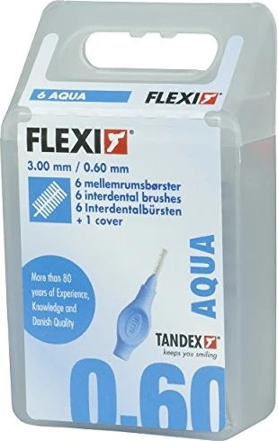 Flexi Interdentale Borstel Blue Extra Fine 6 St Zahnbürste