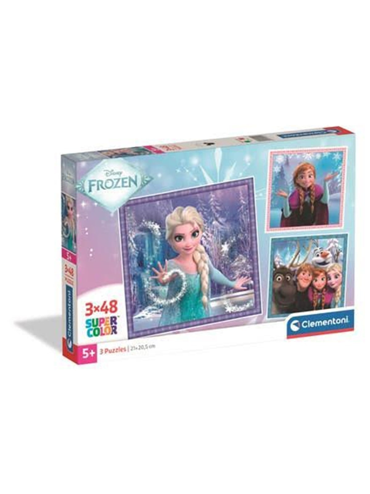 Clementoni Puzzle Square Frozen 3x48 pieces (2025) 2D Puzzles