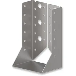 Balkenschuh, innenliegend, 140 x 140 mm, 2 mm stark, Stahl feuerverzinkt