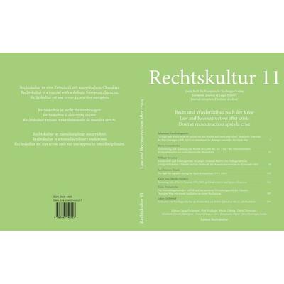 Rechtskultur 11, Paperback von , Edition Rechtskultur, 978-3-96374-052-7