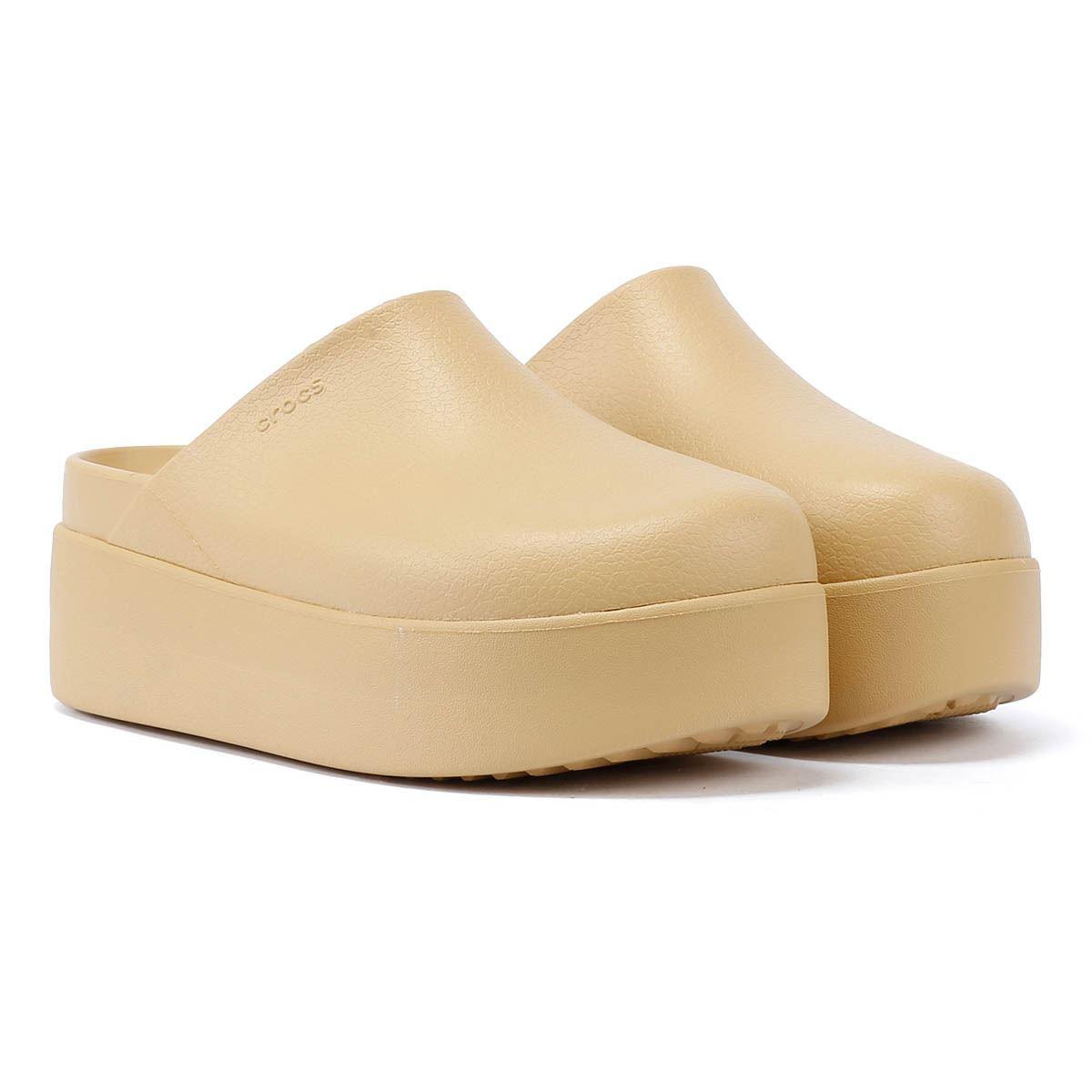 Crocs Dylan Platform Frauen Weizen Clogs