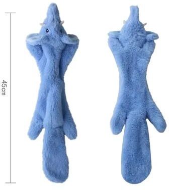 Uplifted Finds Simulated Animal No Stuffing Dog Toy Durable Plush Squeaky Pet Chew elephant
