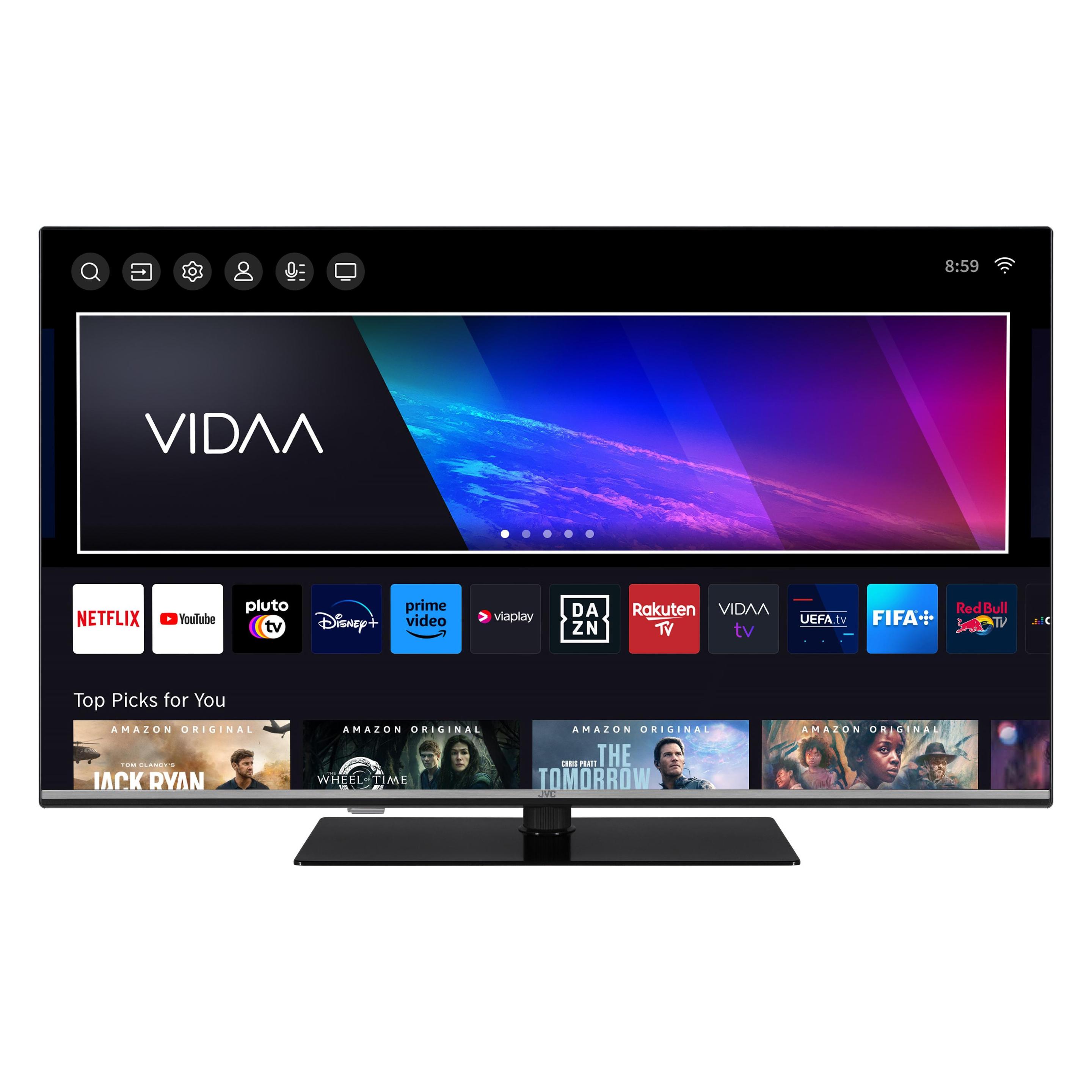 JVC LT-40VQF555D QLED-TV FHD,Multituner,Smart,DolbyVision,VIDAA (40", QLED, Full HD) (LT-40VQF555D)