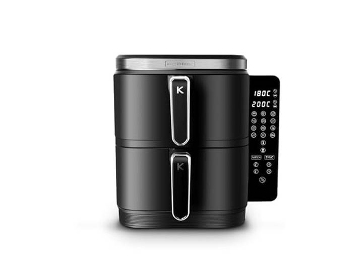 Kitchencook - Airflow 12 - Double Friteuse à Air Verticale 12l - 12 Programmes