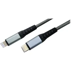 MCL USB Type-C To Lightning Mesh (1 m, USB 3.2 Gen 1, 60 W), USB Kabel