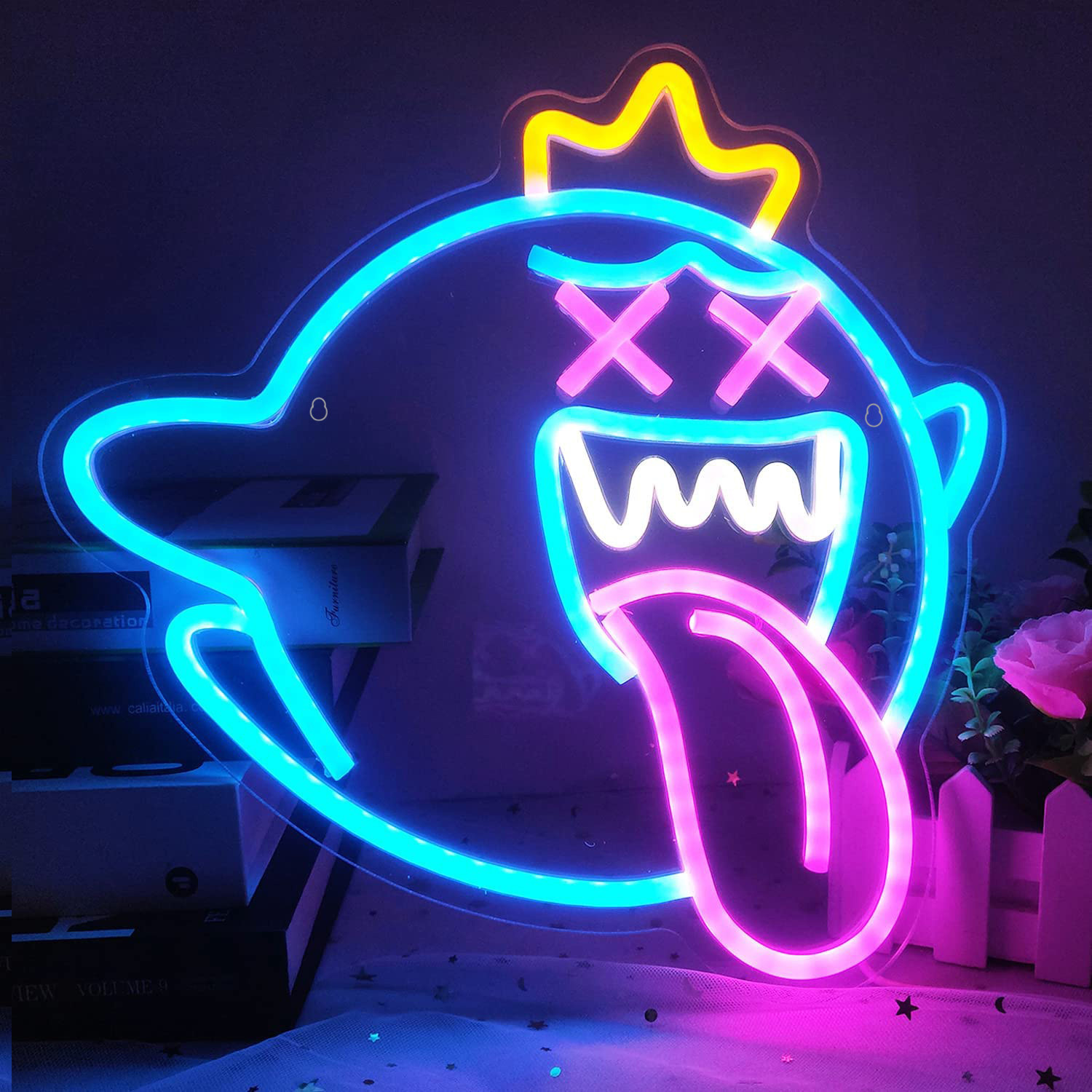 Rosikey LED Neonlicht Wanddecoratie voor Gaming en Slaapkamers