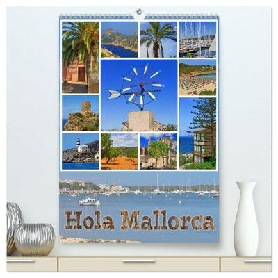 Hola Mallorca (hochwertiger Premium Wandkalender 2027 DIN A2 hoch), Kunstdruck in Hochglanz