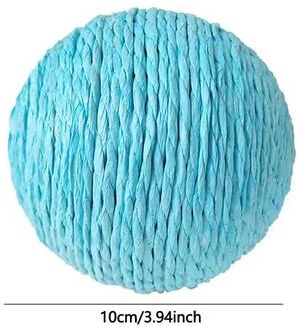 Uplift Essentials Sisal Interactive Cat Scratching Ball sky Blue