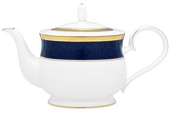 Noritake Odessa Cobalt Gold Tea Pot, 43 oz.