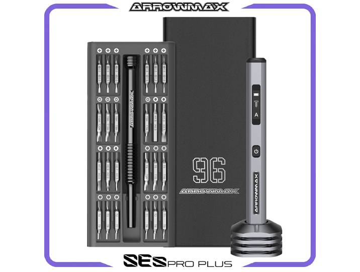 ARROWMAX jeu de tournevis électriques de précision corps intelligent contrôle du couple sensoriel tournevis sans fil Rechargeable SES Pro Plus