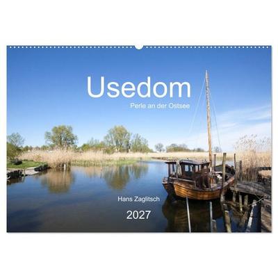 Usedom - Perle an der Ostsee (Wandkalender 2027 DIN A2 quer), CALVENDO Monatskalender
