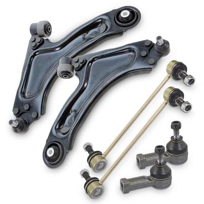 Bestprice 2x Querlenker +2x Koppelstange +2x Spurstangenkopf vorne [Hersteller-Nr. 40366976] für Opel