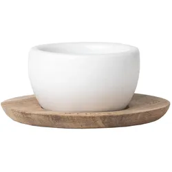 Eierbecher WEICHEI (LBH 7x7x3 cm) - weiß - LBH 7x7x3 cm