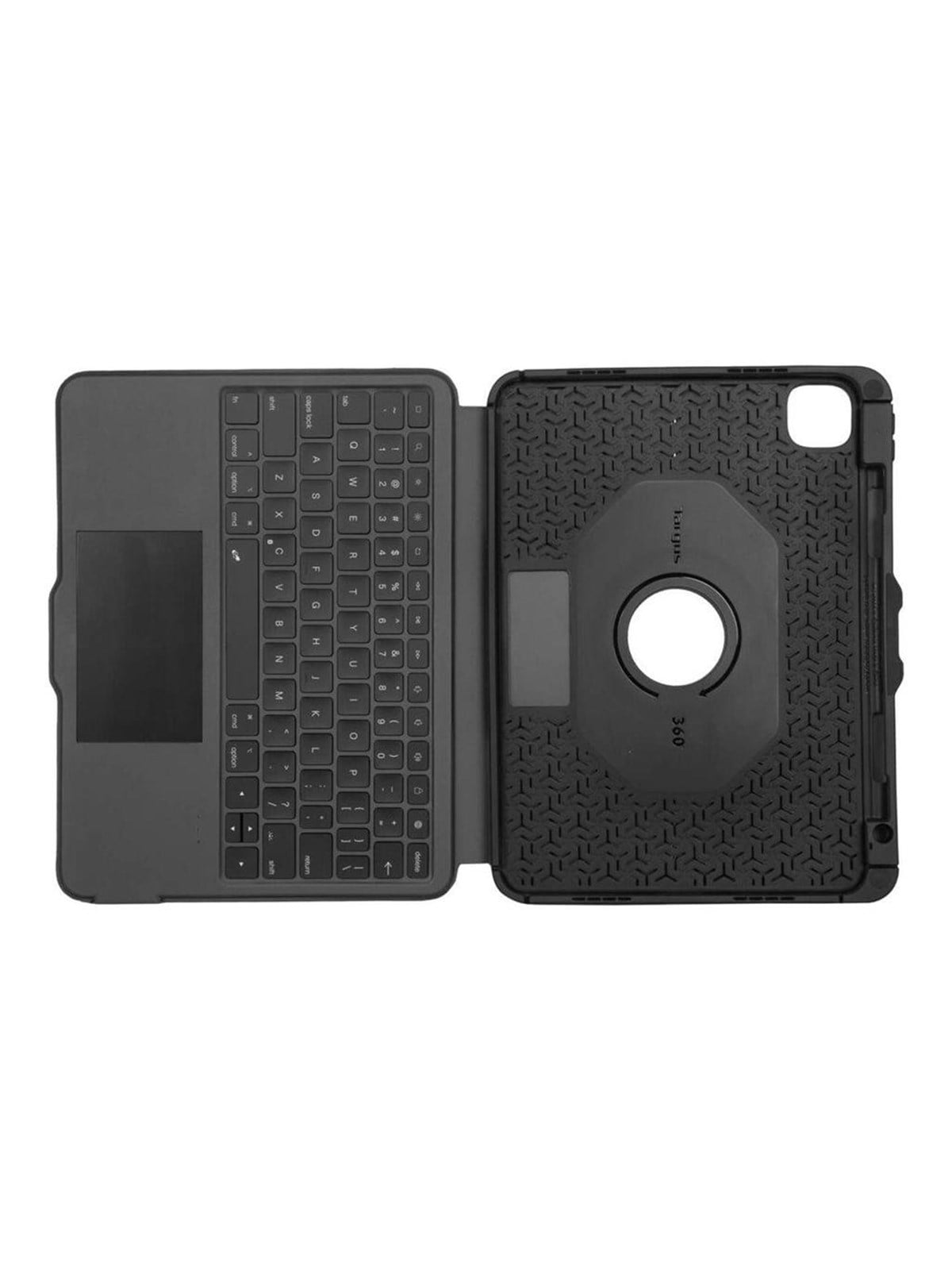 Targus Versavu - keyboard and folio case - Tastatur & Folio-Set - Nordic ISO - Schwarz
