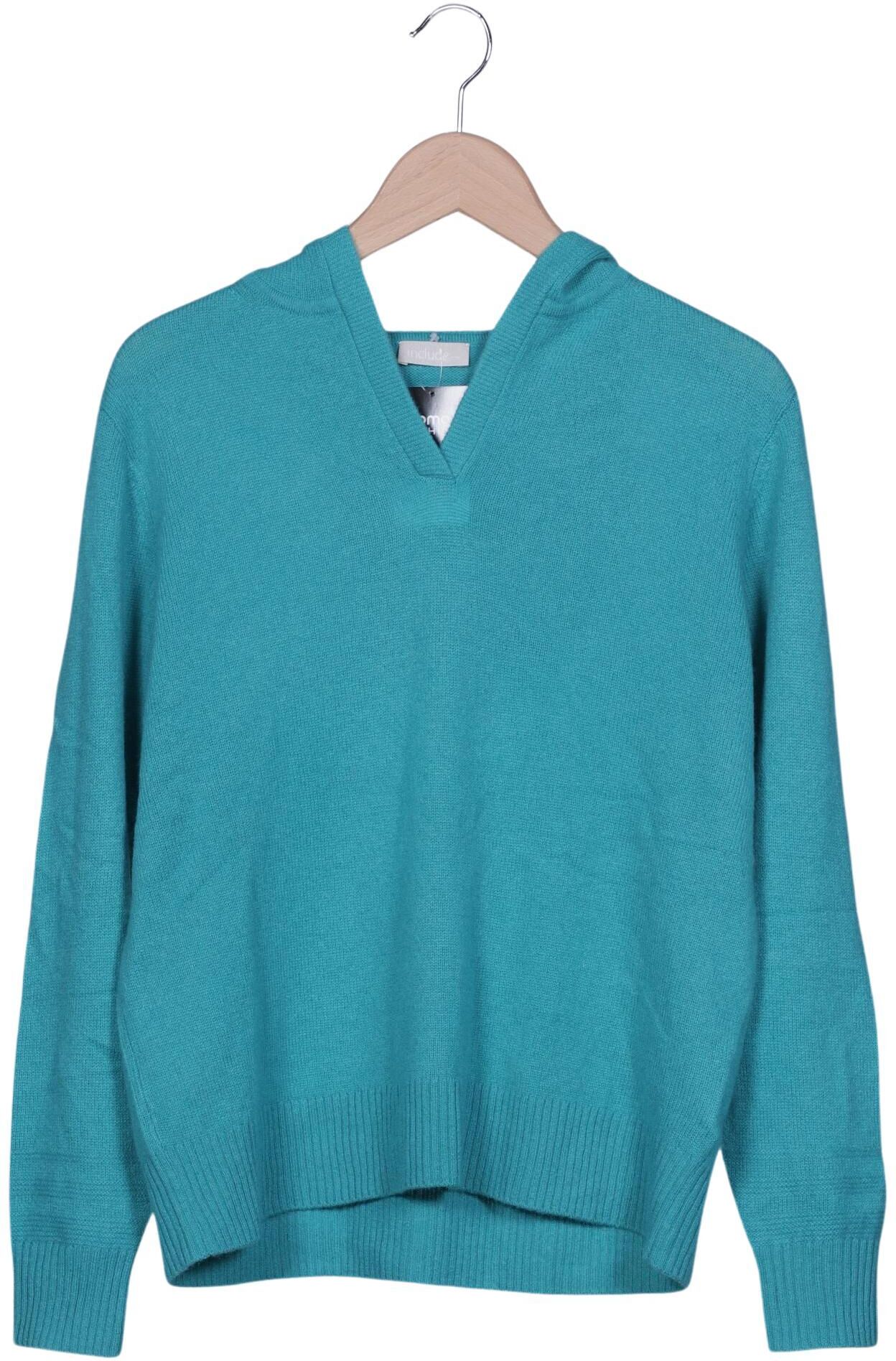 Include Damen Pullover, Türkis, Gr. EU 42, Kaschmir - Second Hand