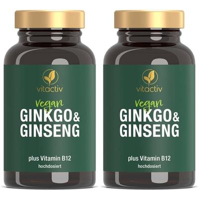 Ginkgo+Ginseng+B12 Kapseln x2 2x60 St