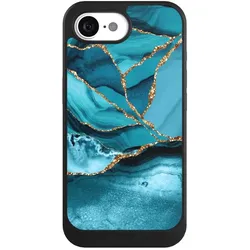 Nivocase Hülle für Apple iPhone 17e Handyhülle NIVOcore Case Schwarz Edelstein Glitzer Look Marmor (Apple iPhone 17e), Smartphone Hülle, Schwarz