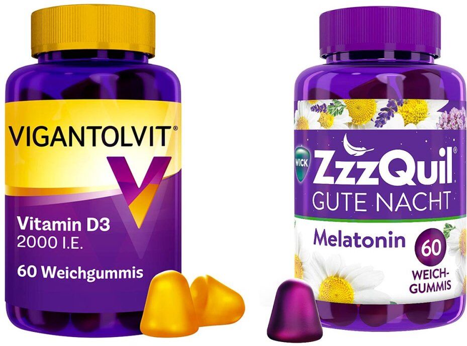 Vigantolvit 2000 i.E. Vitamin D3 60 stk + Wick Zzzquil Gute Nach 1stk